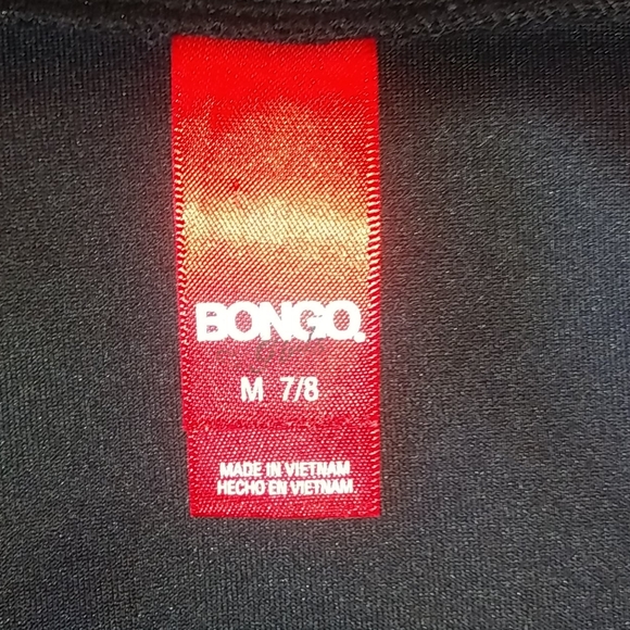 Bongo Black Skirt with Faux Leather Sides/Studs - Picture 7 of 11